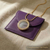 Dream locket necklace displayed with gift wallet packaging, meaningful jewellery gift
