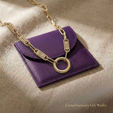 Endless Ties Necklace displayed with gift wallet packaging, meaningful jewellery gift