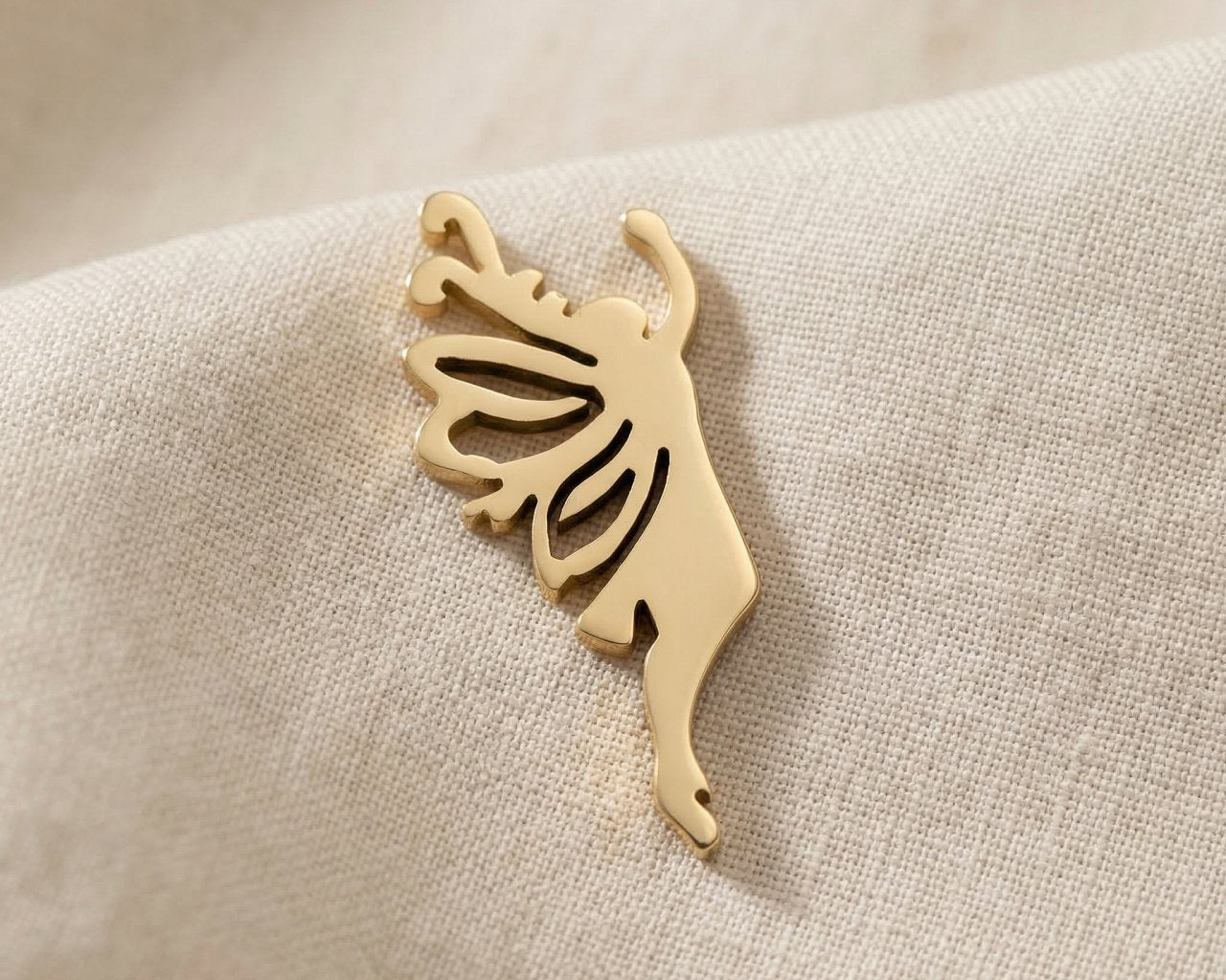 Gold fairy charm for Dream Locket bracelet symbolizing magic, imagination, and whimsical life memories