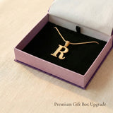 Initial Necklace presented in premium gift box, personalised jewellery gift idea