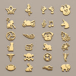 Personalised name necklace showing decorative symbol and ornament customization options 