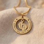 Product video showing Can't Be Replaced Necklace details design