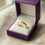 Personalised stackable ring in gift box, engraved name jewellery gift