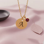 Gold Token of Love Necklace - Mothers Jewellery by Belle Fever