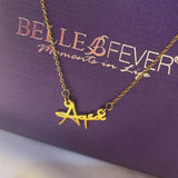 Signature Font Name Necklace (Birthstones Optional)