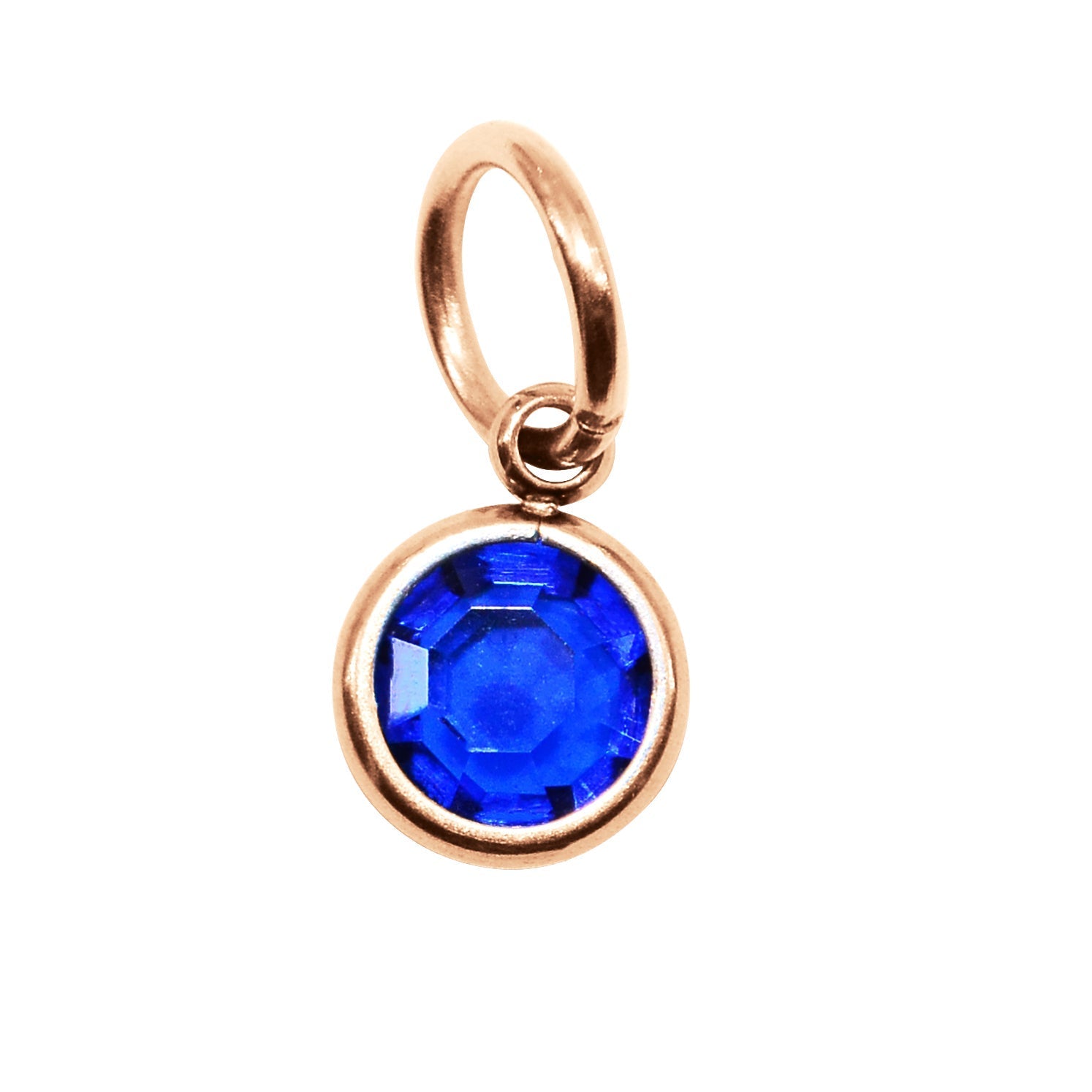 12th ROSE GOLD Hanging Birthstone Charm (Optional) - Options Variants