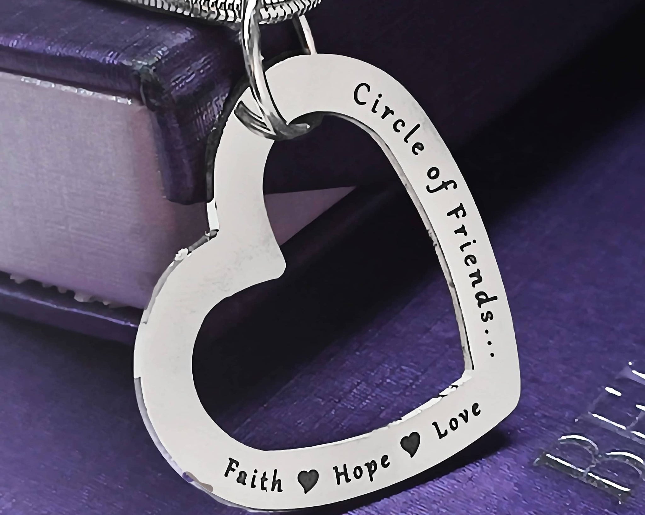 Always in My Heart Necklace - Memorial & Cremation Jewellery by Belle Fever