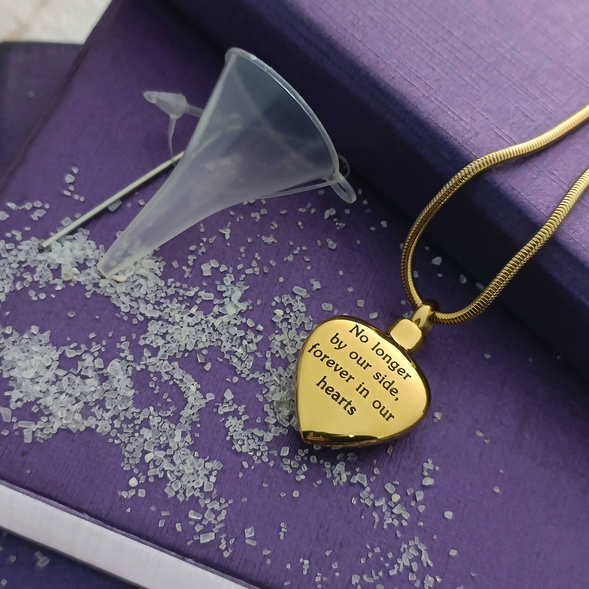 Always Love Cremation Necklace - Memorial & Cremation Jewellery by Belle Fever