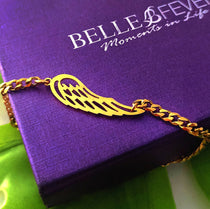 Angels Wing Bracelet - Bangles & Bracelets by Belle Fever