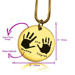 Hand on My Heart Necklace - Mothers Jewellery by Belle Fever