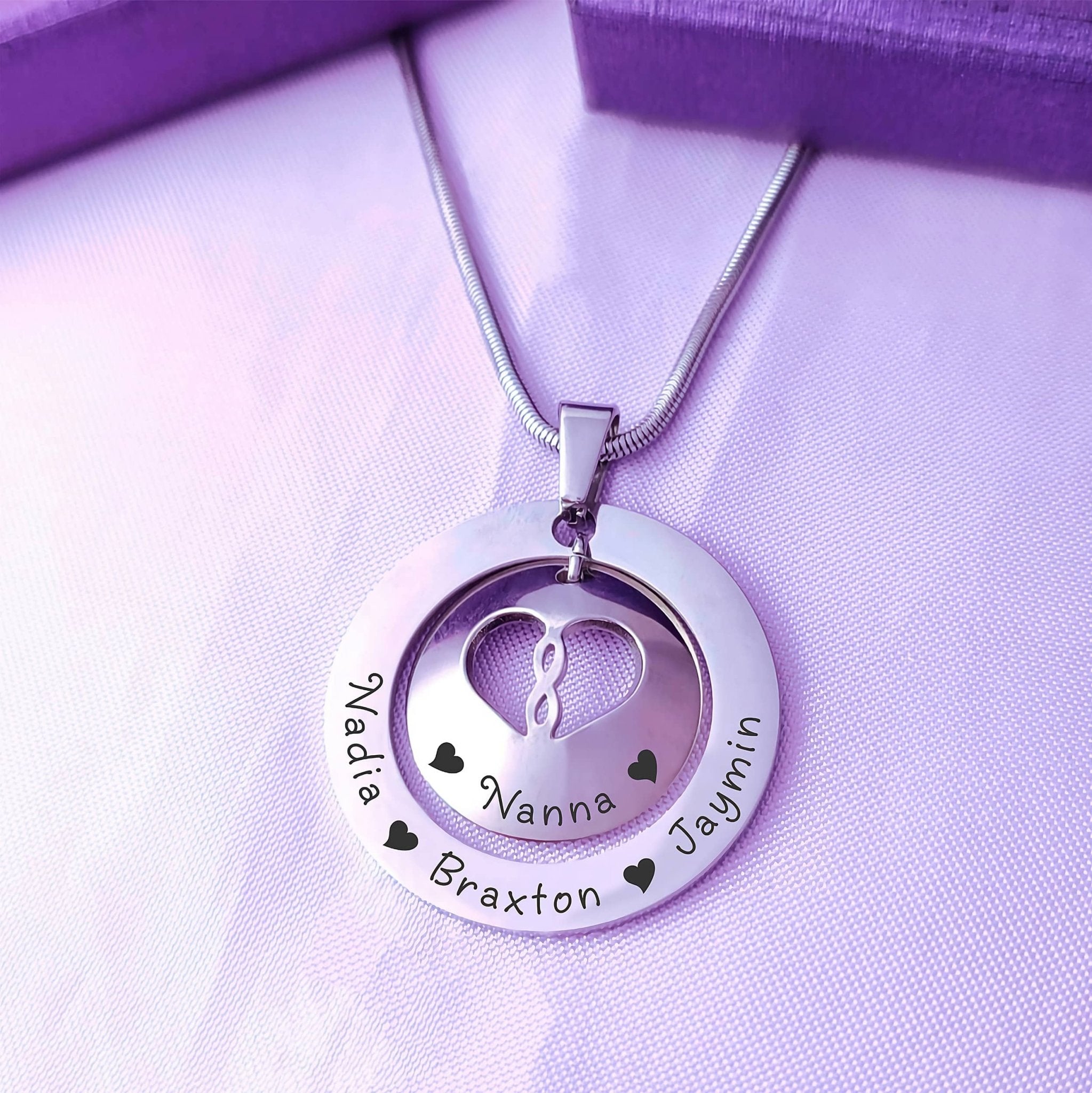 Infinity Dome Necklace - Mothers Jewellery by Belle Fever