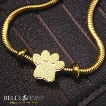 Memory Paw - Cremation Charm for Moments Bracelet - Moments Charm Bracelets by Belle Fever