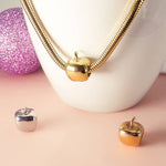Moments Bracelet with Apple Charm - Moments Charm Bracelets by Belle Fever