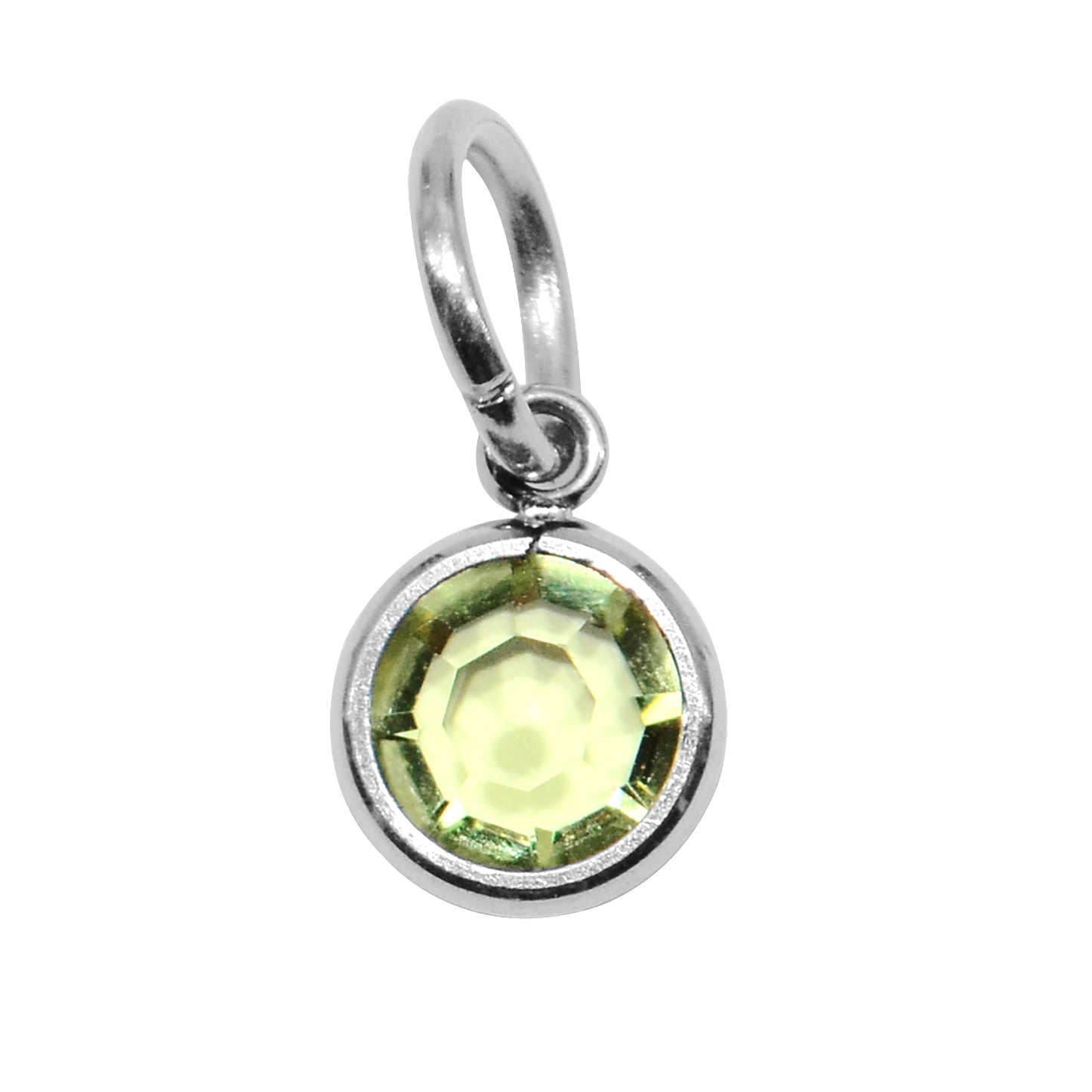 Silver Hanging Birthstone Charm - 0 - Options Variants