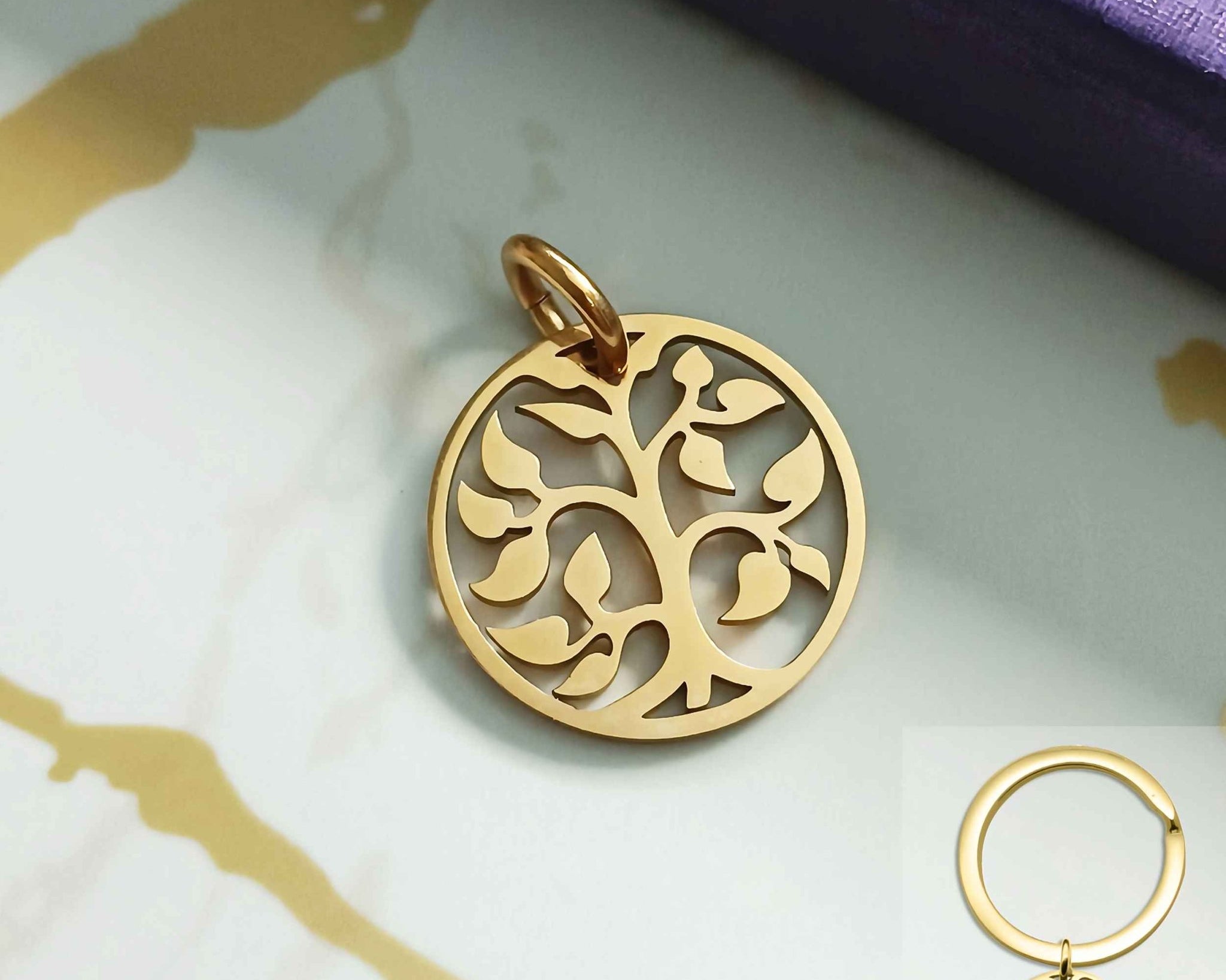 Tree Charm for Keyrings - Keyrings by Belle Fever